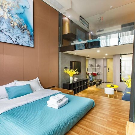 Lavendar Duplex Apartment قوانغتشو المظهر الخارجي الصورة