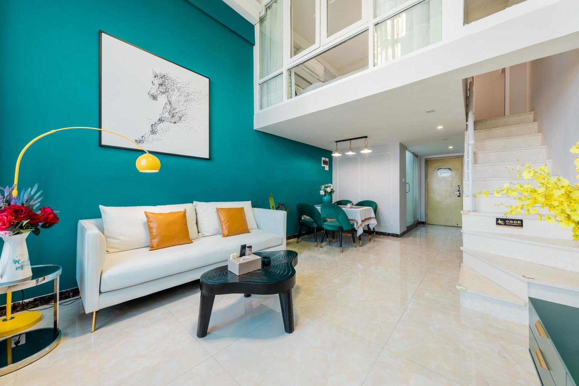 Lavendar Duplex Apartment قوانغتشو المظهر الخارجي الصورة