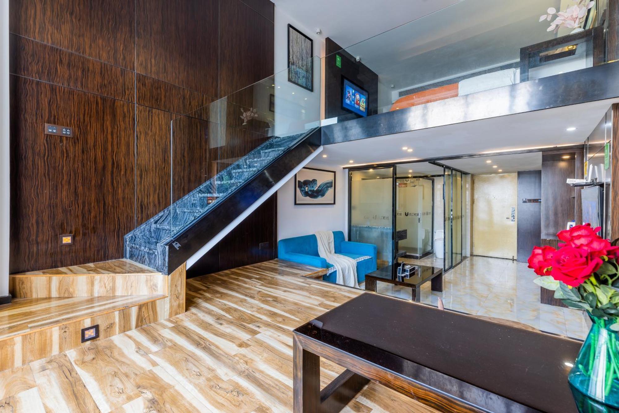Lavendar Duplex Apartment قوانغتشو المظهر الخارجي الصورة