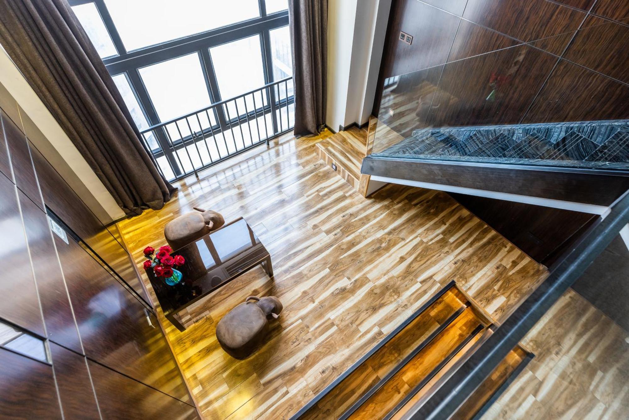 Lavendar Duplex Apartment قوانغتشو المظهر الخارجي الصورة