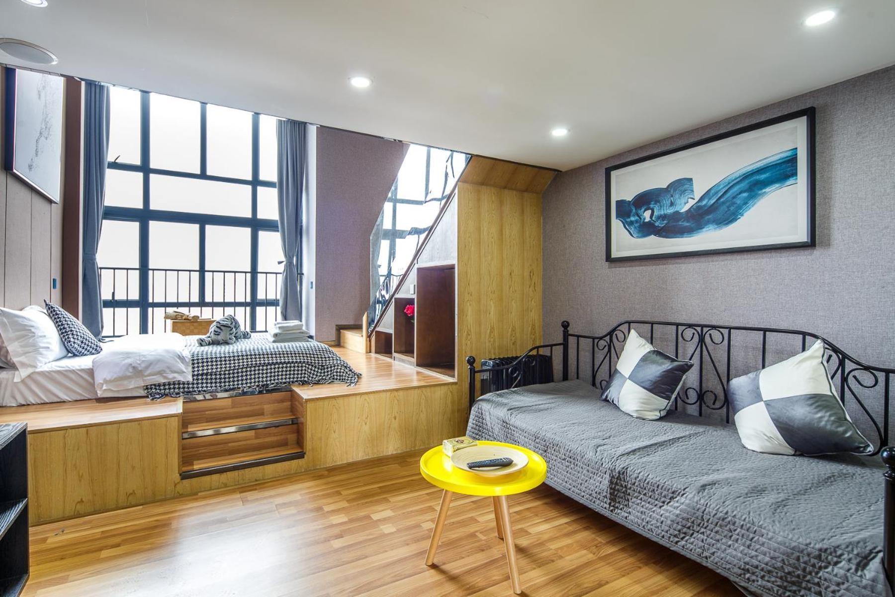 Lavendar Duplex Apartment قوانغتشو المظهر الخارجي الصورة