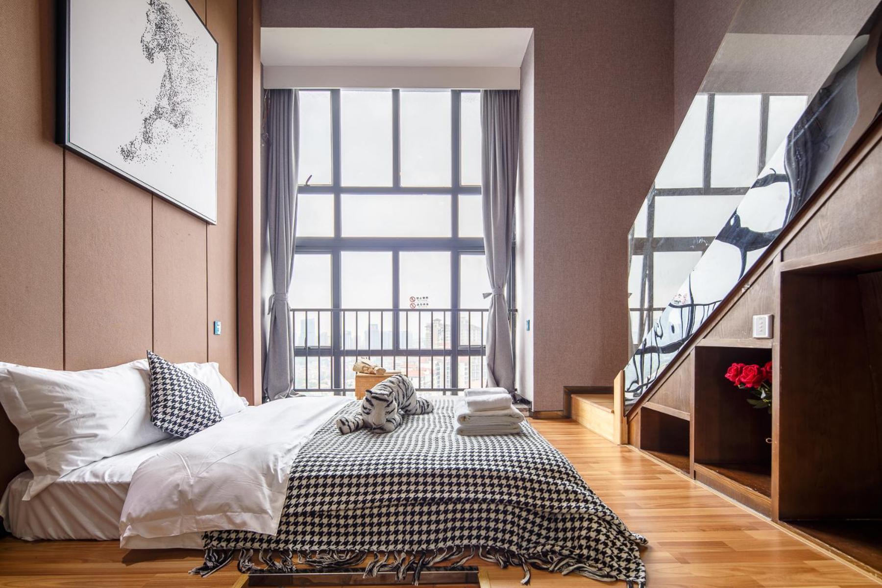 Lavendar Duplex Apartment قوانغتشو المظهر الخارجي الصورة