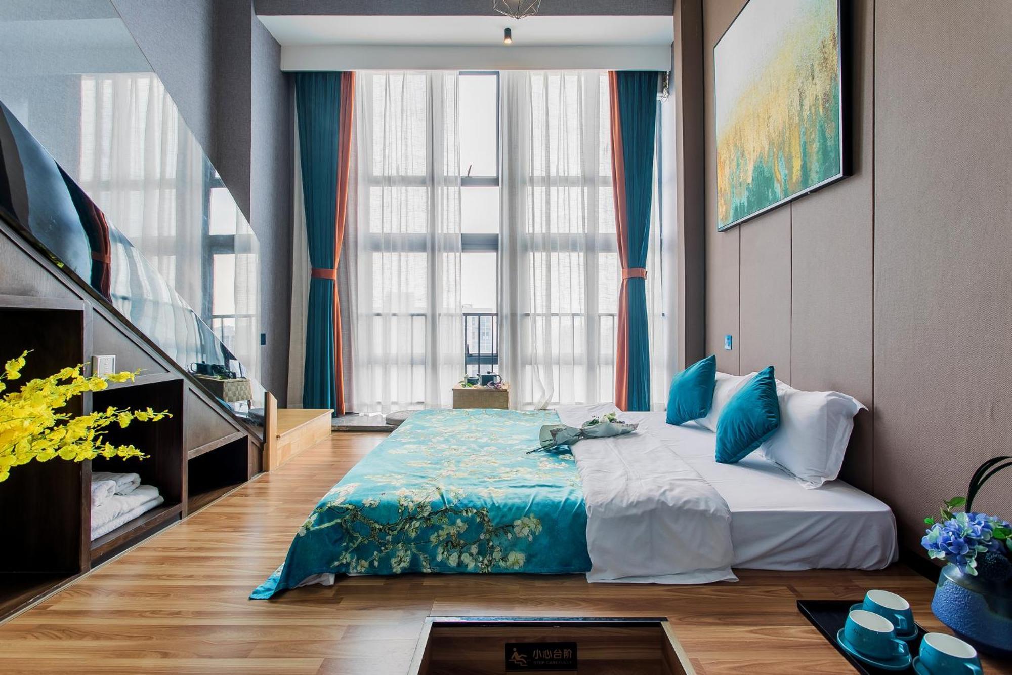 Lavendar Duplex Apartment قوانغتشو المظهر الخارجي الصورة
